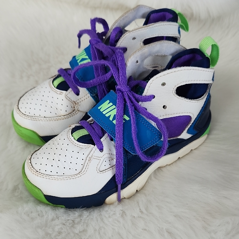 Nike Hurache Neon High Top Shoes, 11